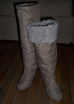 Vintage 1970s Golo Boot Sz 5 - Taupe with Sherpa Lining Made in USA GUC - £16.19 GBP
