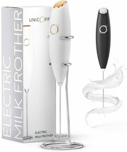 Milk Frother White - Coffee Frother Handheld With Electric Whisk, White ... - $38.99