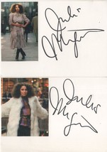 Julia Migenes American Opera Soprano 2x Hand Signed Autograph s - £6.25 GBP