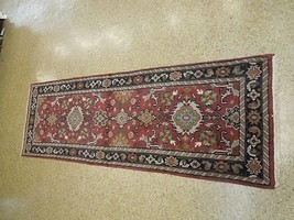 Handmade Rug 8 feet Mahal Runner Traditional Oriental Hallway Rug Runner - £120.16 GBP