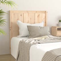 Bed Headboard 105.5x4x100 cm Solid Pine Wood - £38.18 GBP