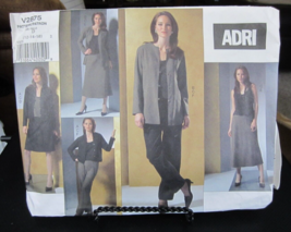 Vogue V2875 Adri Petite Jacket, Top, Skirts &amp; Pants Pattern - Size 12/14/16 - $13.85