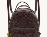 Fossil Maisie Mini Backpack Purple Snake Brass Hardware SHB2376246 NWT $... - £57.26 GBP