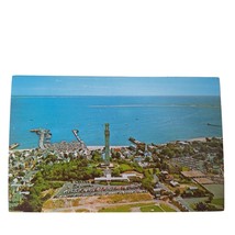 Postcard Aerial View Of Provincetown Cape Cod Massachusetts Chrome Unposted - £5.53 GBP
