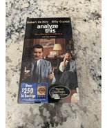 Analyze This (VHS, 2000, Collectors Edition)Brand New Sealed - $13.52 CAD