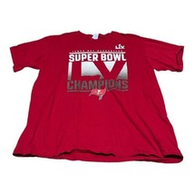 Tampa Bay Buccaneers Shirt Super Bowl LIV Champions Red Short Sleeve XL Tshirt - £14.69 GBP