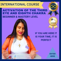 Digital Course Activation of the Third Eye and Eighth Chakra with Mastery - $33.33