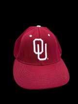 OU Sooners Baseball Hat Vintage 90s Fitted Size 7 1/2 USA Made Stitched ... - £42.94 GBP