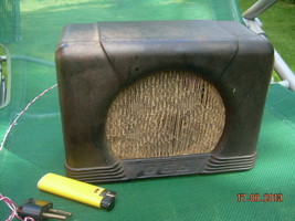 ANTIQUE RUSSIAN SOVIET USSR BAKELITE CABLE RADIO OBE 1952 - $39.59