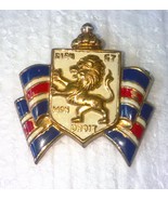 WWII British War Relief Service Official Pin by Accessocraft Missing Paint - $5.95