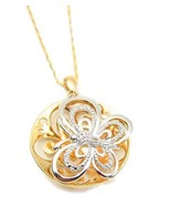 Butterfly Necklace Reversible Silver Gold Tone Fashion Necklace Auralee ... - £21.58 GBP
