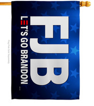 Fjb House Flag Political 28 X40 Double-Sided Banner - £29.48 GBP