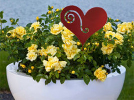 Heart Ornament or Plant Stake - $16.00
