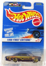 &#39;65 Impala Lowrider Hot Wheels 1998 First Editions 8 of 48 Error Card #635 - £8.64 GBP