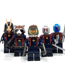 5pcs Superhero Guardians of the Galaxy Vol 3 Star-Lord Nebula Minifigures Set - £12.58 GBP