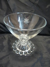 Boopie Fruit Sherbet Cup Goblet Anchor Hock Glass Co 1950-Discountinue - £6.28 GBP