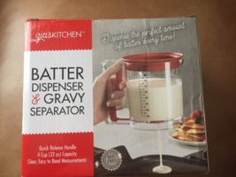 Batter Dispenser and Gravy Separator Brand: Gia&#39;s Kitchen 4 Cup Capacity New - £16.23 GBP