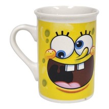 SpongeBob Square Pants Coffee Mug Cartoon Network Double Face Hot Cocoa ... - £9.55 GBP