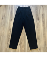 Vintage St John Basics by Marie Gray Black Knit Pants Wool Rayon Size 8 ... - $273.52 CAD