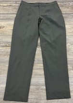 Mondetta Women&#39;s Sz 8- Gray Pants High-Rise Comfort Stretch Straight Leg... - $20.79