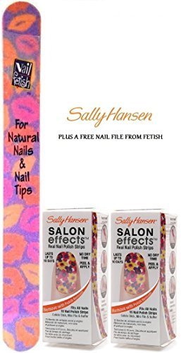 SALLY HANSEN Salon Effects Nail Polish Strips #520 SPRING FEVER (PACK OF 2) 1... - $19.59