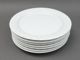 Thomas Rosenthal Germany Holiday White 7 1/2&quot; Salad Plate Set Of 4 Rare - $142.99