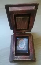 Islamic Quran souvenir wooden box inside &quot;Holy Quran&quot; home decor handmades - $482.89 MXN