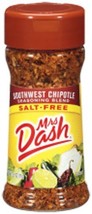 Mrs. Dash Southwest Chipotle Salt Free Seasoning 2.5oz (2 Pack)  - $6.98