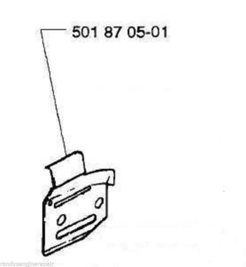 Primary image for CHAIN GUIDE PLATE HUSQVARNA 262 154 257 254 261 262XP