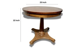 Circular Wooden Table - £87.36 GBP