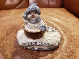 New Giftable * Snow Buddies &quot;Splish Splash&quot; Figurine (Unused In Box w/ribbon) - £23.42 GBP