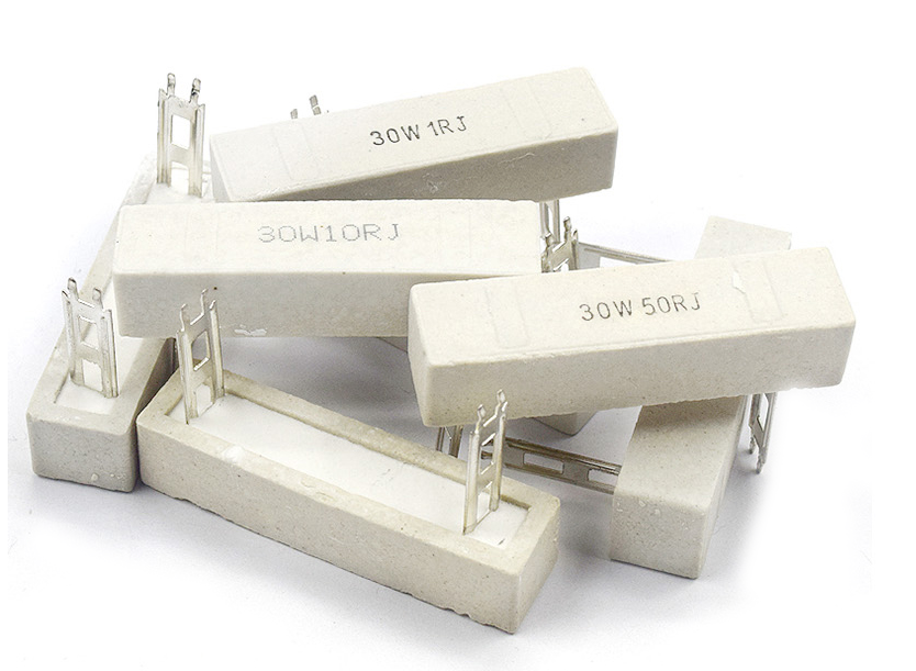 30W Ceramic Cement Resistor for Speaker Divider Crossover,Resistance 0.5... - $3.21