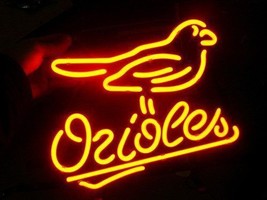 Rare New Baltimore Orioles Mlb Beer Neon Sign 17&quot;x14&quot; Ship - $132.99