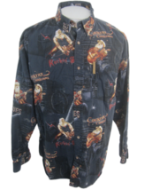 Clearwater Men shirt Country Christmas Santa Rock music long sleeve p2p 26 XL - £25.50 GBP