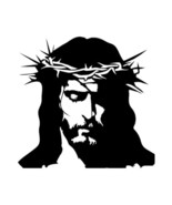 Jesus Christ Crown of Thorns Premium Vinyl Decal, Religious Wall Art, Ca... - $117.27 MXN