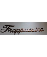 &quot;Frappuccino&quot; Metal Word Art - Copper - 20 1/2&quot; x 5&quot; - $438.64 MXN