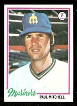 Seattle Mariners Paul Mitchell 1978 Topps # 558 Ex - £0.39 GBP