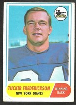 New York Giants Tucker Frederickson 1968 Topps Football Card #135 g/vg   ! - £0.58 GBP