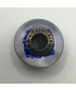 Pandora Sterling Silver Blue Effervescence Murano Glass Charm - $359.40 MXN