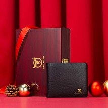 BULLCAPTAIN Business Leather Billfold Men Wallet with Gift Box - $43.98+