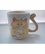 Lets do Lunch Cat Mug With Tail Handle - $4.99