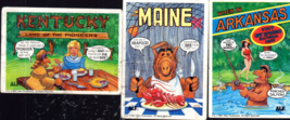 ALF Trading Cards -  3 Alf Cards (U.S. of Alf Trading Cards 1987) - $2.75