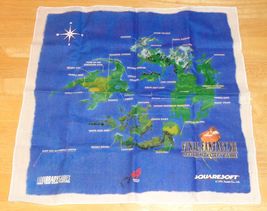 Final Fantasy VIII 8 FF8 Cloth Map from BradyGames Official Game Strategy Guide - £31.38 GBP