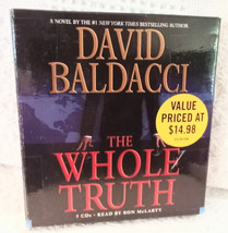 &quot;The Whole Truth&quot; by David Baldacci 5CD Audiobook Abridged Very Good Condition  - £6.64 GBP