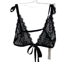 Monique Lhuillier x Hanky Panky Black Lace Bra XS New - £26.29 GBP