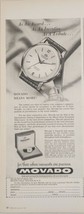 1959 Print Ad Movado Men&#39;s Wrist Watches Kingmatic Chronometer New York,NY - £14.79 GBP