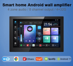 Smart Wall Amplifier Digital Bluetooth Music Player Touch Screen Control... - $586.82