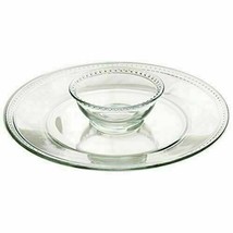 Anchor Hocking Isabella Glass 2 Piece Chip and Dip - £76.46 GBP