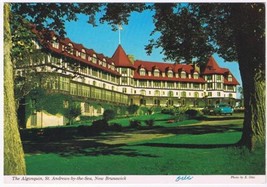 New Brunswick Postcard St Andrews By The Sea Algonquin Hotel Passamaquoddy Bay - £2.31 GBP