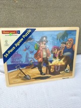 Kids Wooden Puzzle Pirates 24 Piece Age 3+ Classic Wood Puzzles 2010 New Sealed - £13.16 GBP
